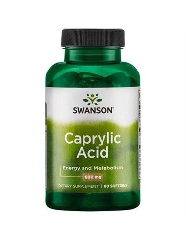 Caprylzuur 600 mg, 60 capsules