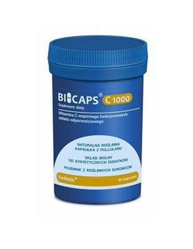 Vitamine C Bicaps 1000 mg, 60 capsules