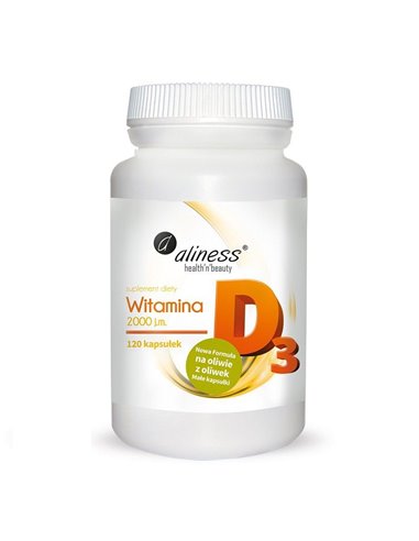 Vitamine D3 2000IU, 120 caps