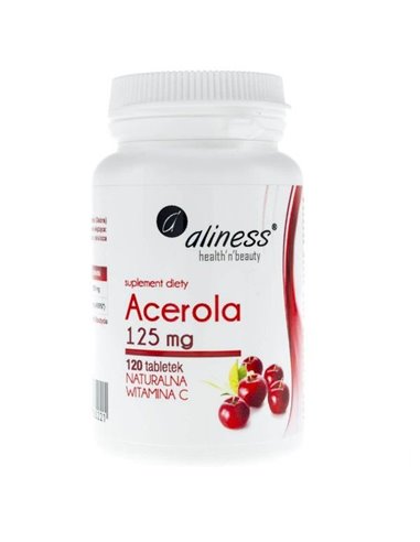 Acerola natuurlijke vitamine C, 125 mg, 120 tabletten