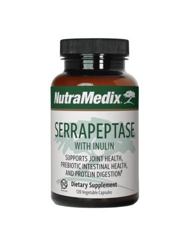 Serrapeptase mit Inulin Nutramedix 120 Kapseln