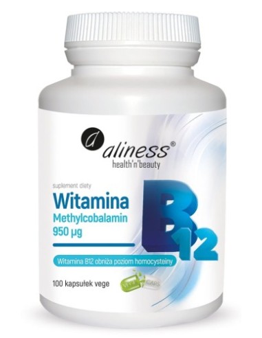 Vitamine B12 Methylcobalamine 950 µg, 100 capsules